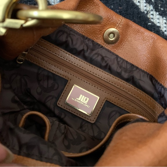 J LO | LEATHER BAG | CAMEL | MATTE GOLD HARDWARE | NWT - Picture 11 of 12